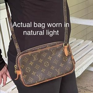 Louis Vuitton Monogram Pochette Marly Bandouliere Crossbody
